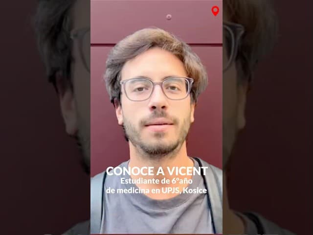 Conoce a VicentEstudiante de 6º de Medicina en UPJS, Košice 🩺