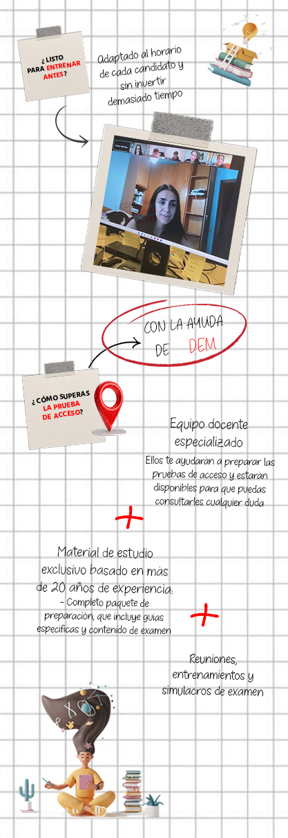 la pruebas de accceso te lo ponemos fácil. Oportunidades académicas a tu alcance, sin notas de corte ni periodos de espera