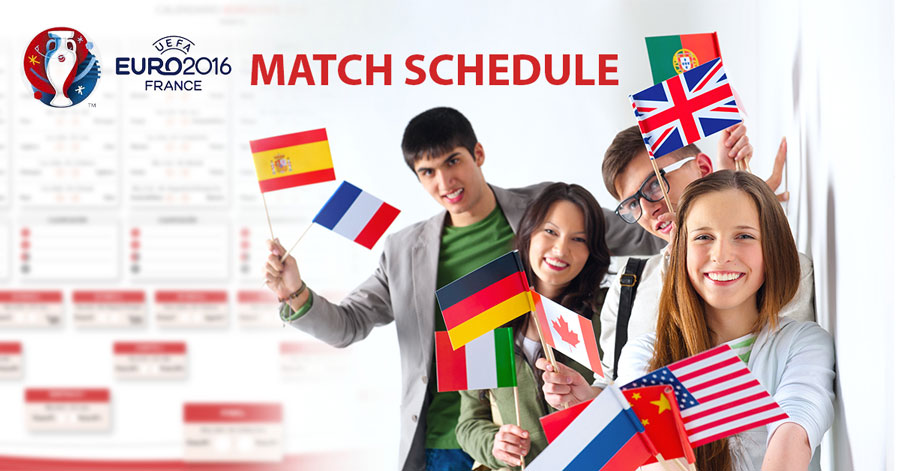 uefa euro match schedule 2016